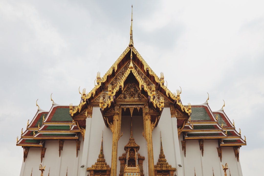 Ornate golden Thai temple architecture
